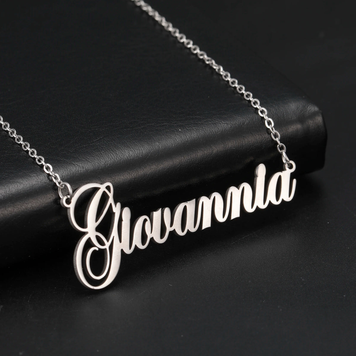 "The Name I Hold Dear" | Personalised Script Name Necklace