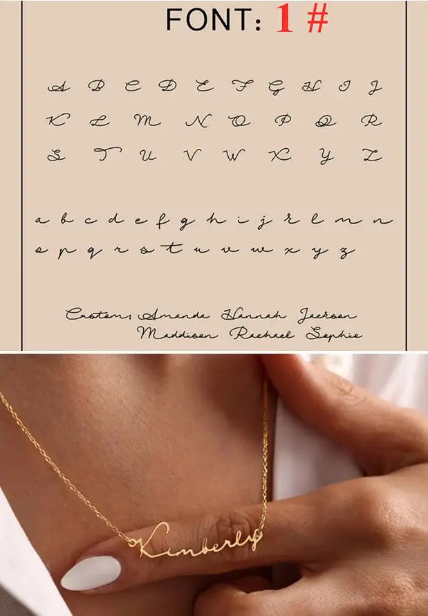 Celeste Custom Name Necklace