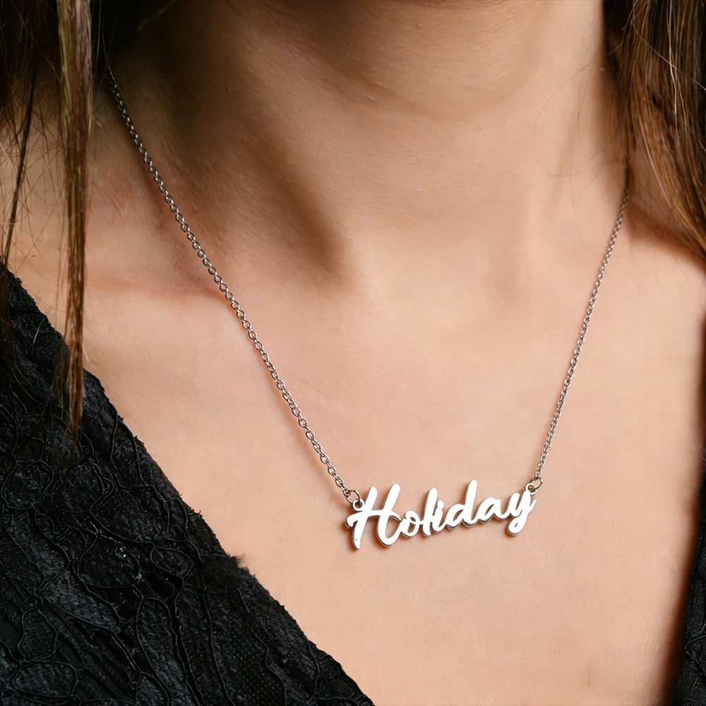 Aurora Custom Name Necklace