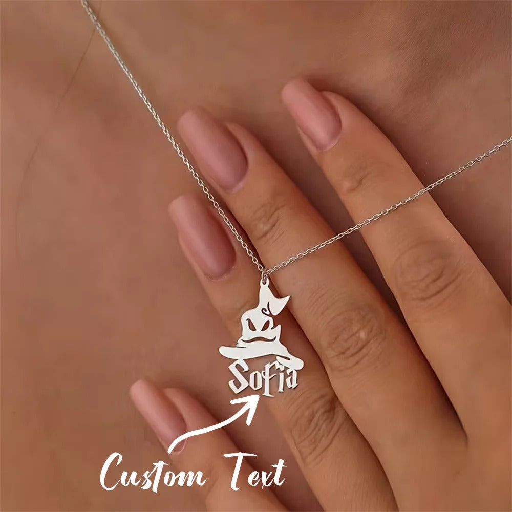 Personalised Halloween Name Necklace