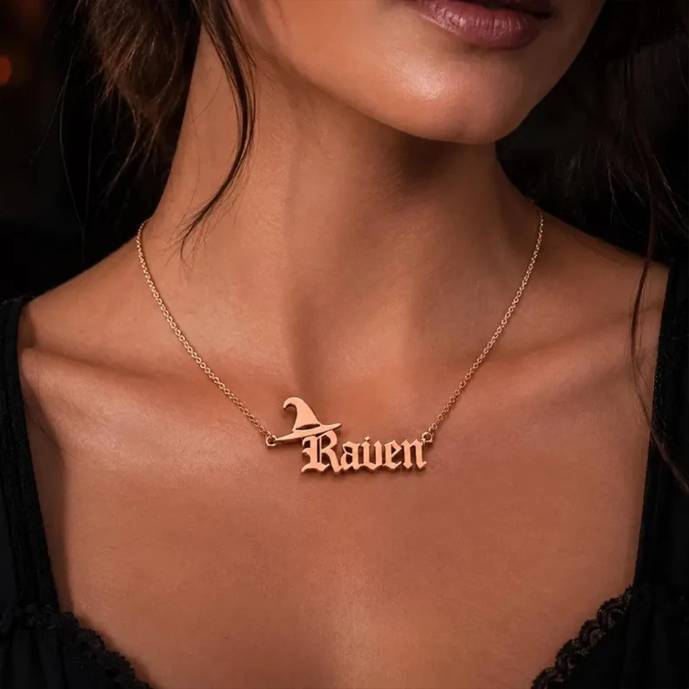 Personalised Halloween Name Necklace